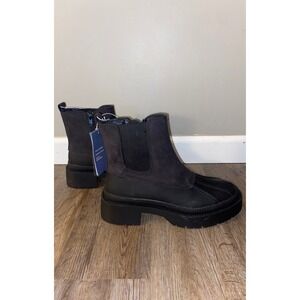 NWT Universal Thread Waterpoof Black‎ Boots sz 8